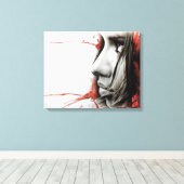 Straatkunst Canvas Afdruk (Insitu (Houten vloer))