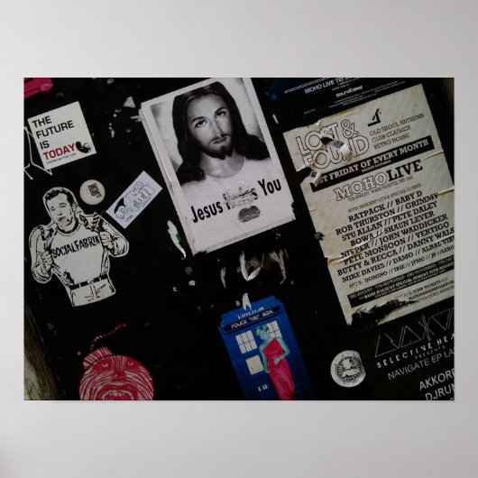 Straatkunst en graffitti poster (Voorkant)