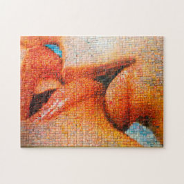 Straatkunst.Gotische Kwartier Barcelona Legpuzzel