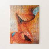 Straatkunst.Gotische Kwartier Barcelona Legpuzzel (Verticaal)