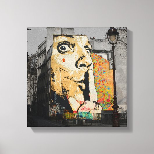 Straatkunst Graffiti Canvas Art Afdruk (Voorkant)