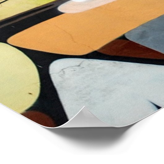 Straatkunst/Graffiti-foto Poster (Hoek)