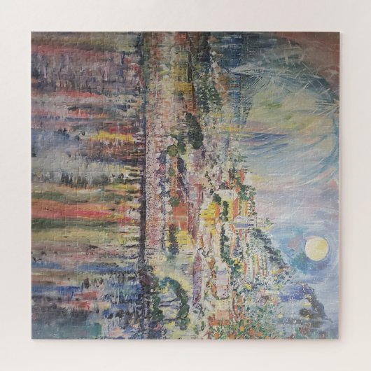 Straatkunst Italië Faux Canvas Print Legpuzzel (Horizontaal)