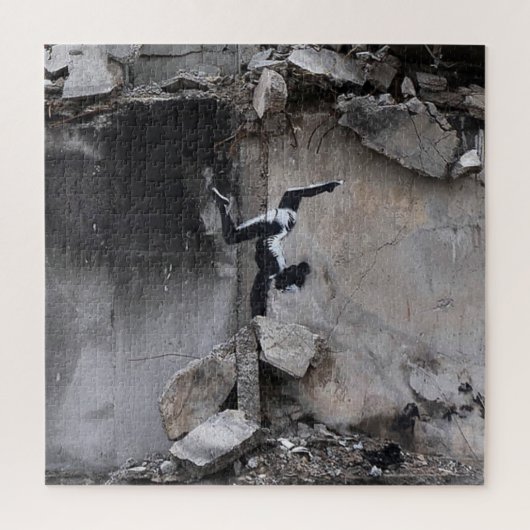 straatkunst, kunst, muurschildering, graffiti, str legpuzzel (Verticaal)