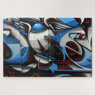 straatkunst moeilijk legpuzzel