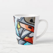 Straatkunst/Muurkunst Latte Mok (Rechts)