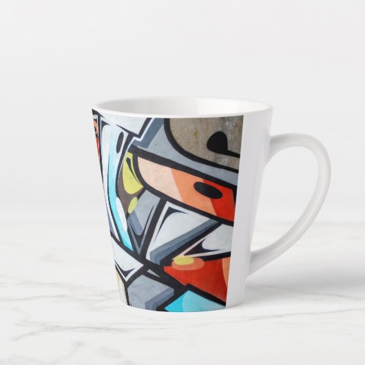 Straatkunst/Muurkunst Latte Mok (Rechts)