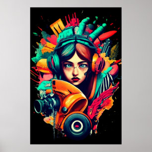 straatkunst poster
