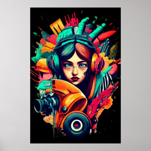 straatkunst poster (Voorkant)