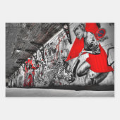 Straatkunst, stedelijke graffiti inpakpapier vel (Voorkant)