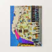 Straatkunst van Madrid. Legpuzzel (Verticaal)