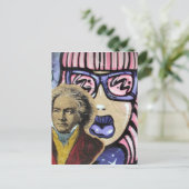straatkunstsamenstelling briefkaart (Staand voorkant)