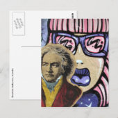 straatkunstsamenstelling briefkaart (Voorkant / Achterkant)