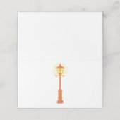 Straatlamp Plaatskaartje (Buitenkant ongevouwen)
