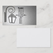 Straatlamp Visitekaartje (Voorkant / Achterkant)