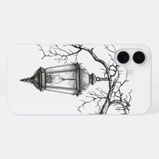 straatlantaarn esthetisch | Telefoonhoesje iPhone Hoesje (Achterkant horizontaal)