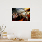 Straatlantaarn Hallucinatie Poster (Keuken)
