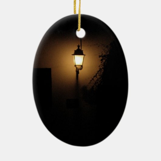 Straatlantaarn Nachtlamp Ovaal Ornament (Achterkant)