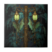 Straatlantaarn vleermuizen Tegel (moeras Collectie Tegeltje (Voorkant)