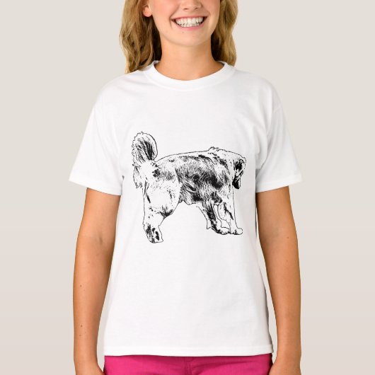 Straatlantaarns en straat t-shirt (Voorkant)