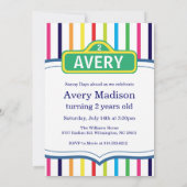 straatlantaarns primaire kleuren regenboog moderne kaart (Achterkant)