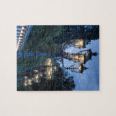 Straatlantaarns 's nachts, Duitsland Legpuzzel (Horizontaal)