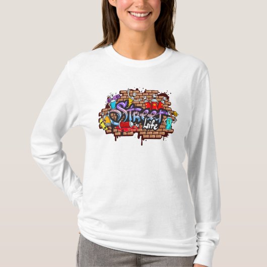 Straatleven T-shirt (Voorkant)