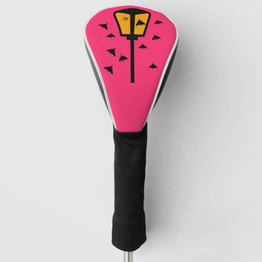 Straatlicht en Motten Driver Golf Hoofddeksel Golfheadcover (Voorkant)