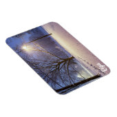 Straatlichten en sneeuwbomen magneet (Rechterzijde)