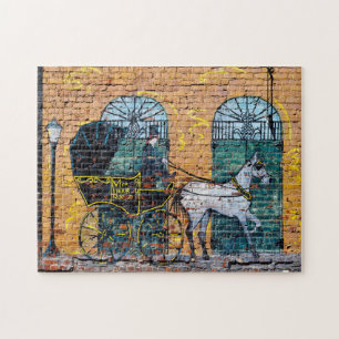 Straatmuurschildering Tennessee. Legpuzzel