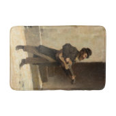 Straatmuzikant met gitaar (door Gerolamo Induno) Badmat (Voorkant)