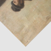 Straatmuzikant met gitaar (door Gerolamo Induno) Tissuepapier (Detail)