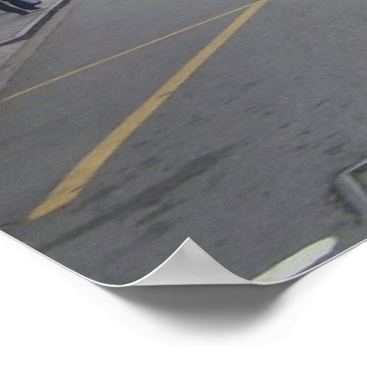 Straatmuzikant Poster (Hoek)