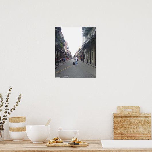 Straatmuzikant Poster (Keuken)