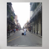 Straatmuzikant Poster (Voorkant)