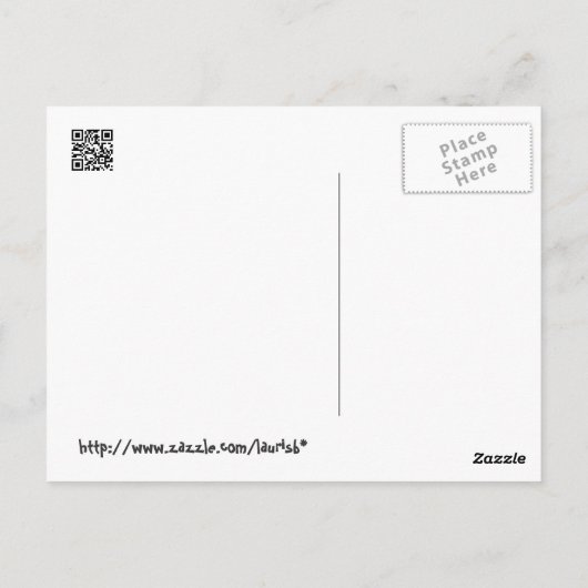 Straatmuzikanten Briefkaart (Achterkant)