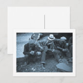 Straatmuzikanten, Maynardville, Tennessee, 1935 Briefkaart (Voorkant / Achterkant)