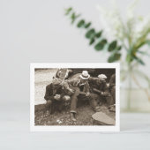 Straatmuzikanten, Maynardville, Tennessee, 1935 Briefkaart (Staand voorkant)