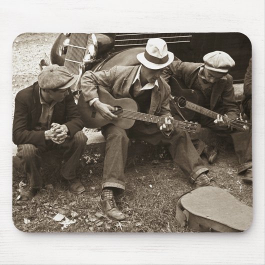 Straatmuzikanten, Maynardville, Tennessee, 1935 Muismat (Voorkant)