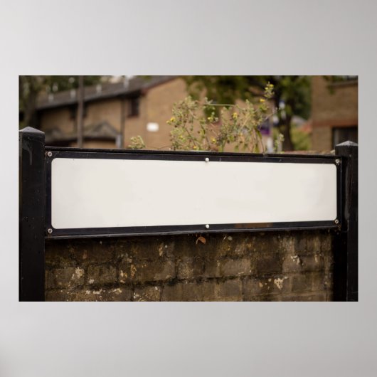 Straatnaam voor persoonlijke namen poster (Voorkant)