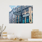 Straatnaam voor persoonlijke namen poster (Keuken)