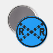 Straatnaambordje Spoorwegverkeer Magneet (Voorkant / Achterkant)