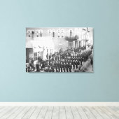 Straatparade in Deadwood, SD-foto Canvas Afdruk (Insitu (Houten vloer))