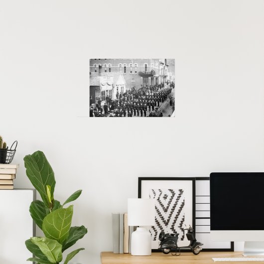 Straatparade in Deadwood, SD-foto Poster (Thuiskantoor)