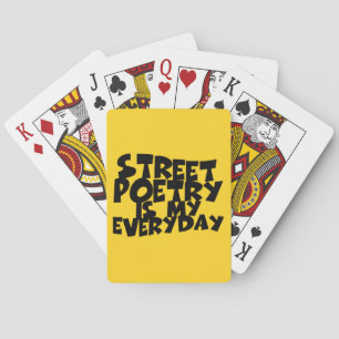 Straatpoëzie Is Mijn Alledaagse Pokerkaarten