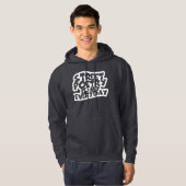 Straatpoëzie is mijn alledag hoodie (Voorkant volledig)