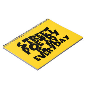 Straatpoëzie is mijn alledag notitieboek