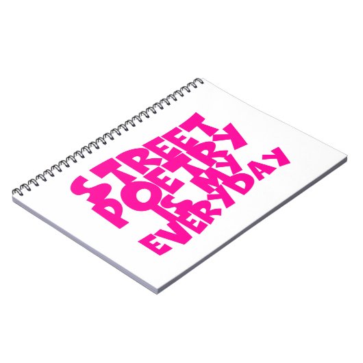 Straatpoëzie is mijn alledag notitieboek (Linkerzijde)