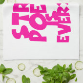 Straatpoëzie is mijn alledag theedoek (Gevouwen)