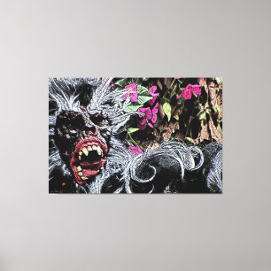 Straatprestaties 1 x 60x40 (150x100cm) canvas afdruk